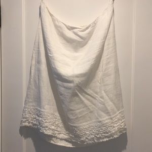 Eileen Fisher 100% linen midi skirt